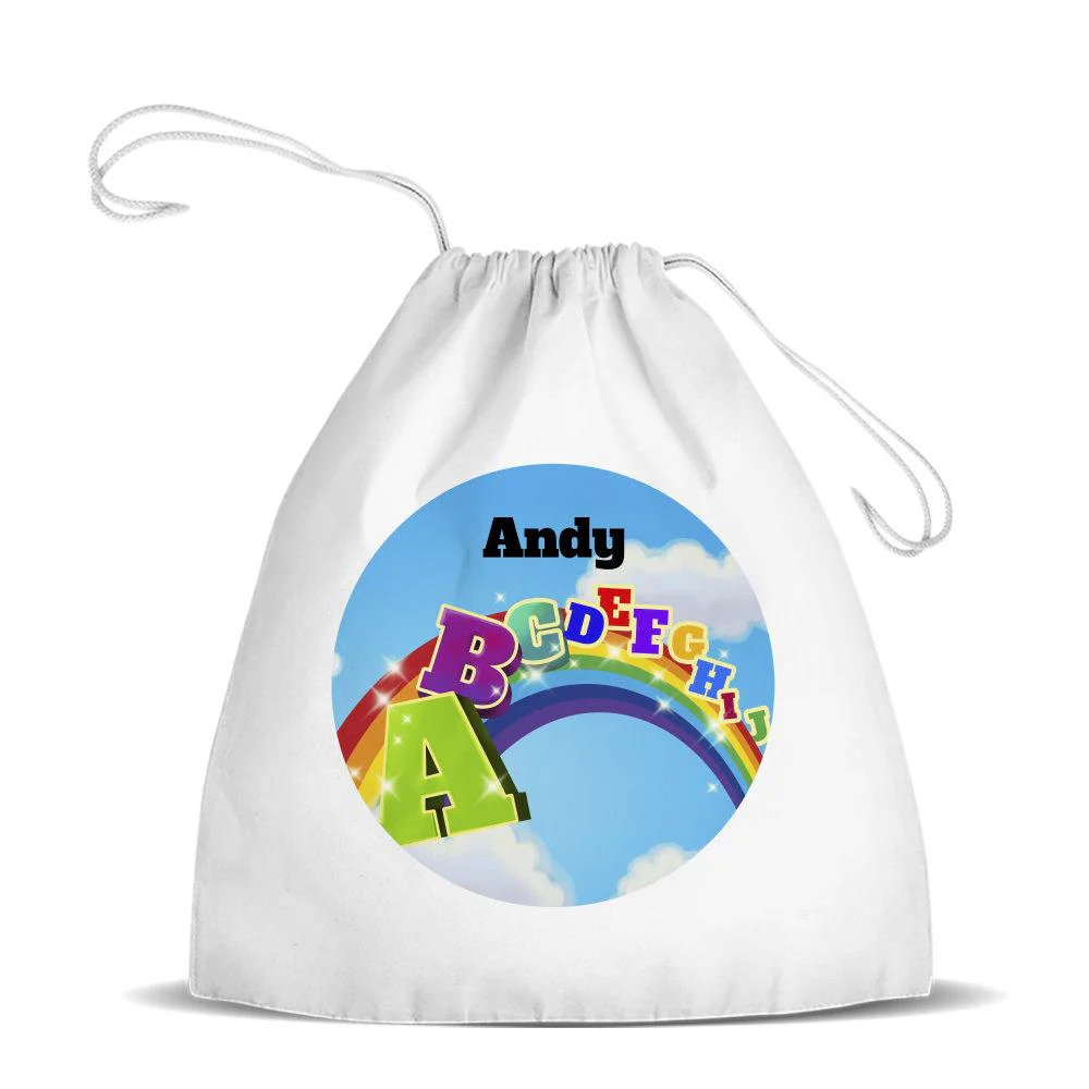 A to Z Premium Drawstring Bag