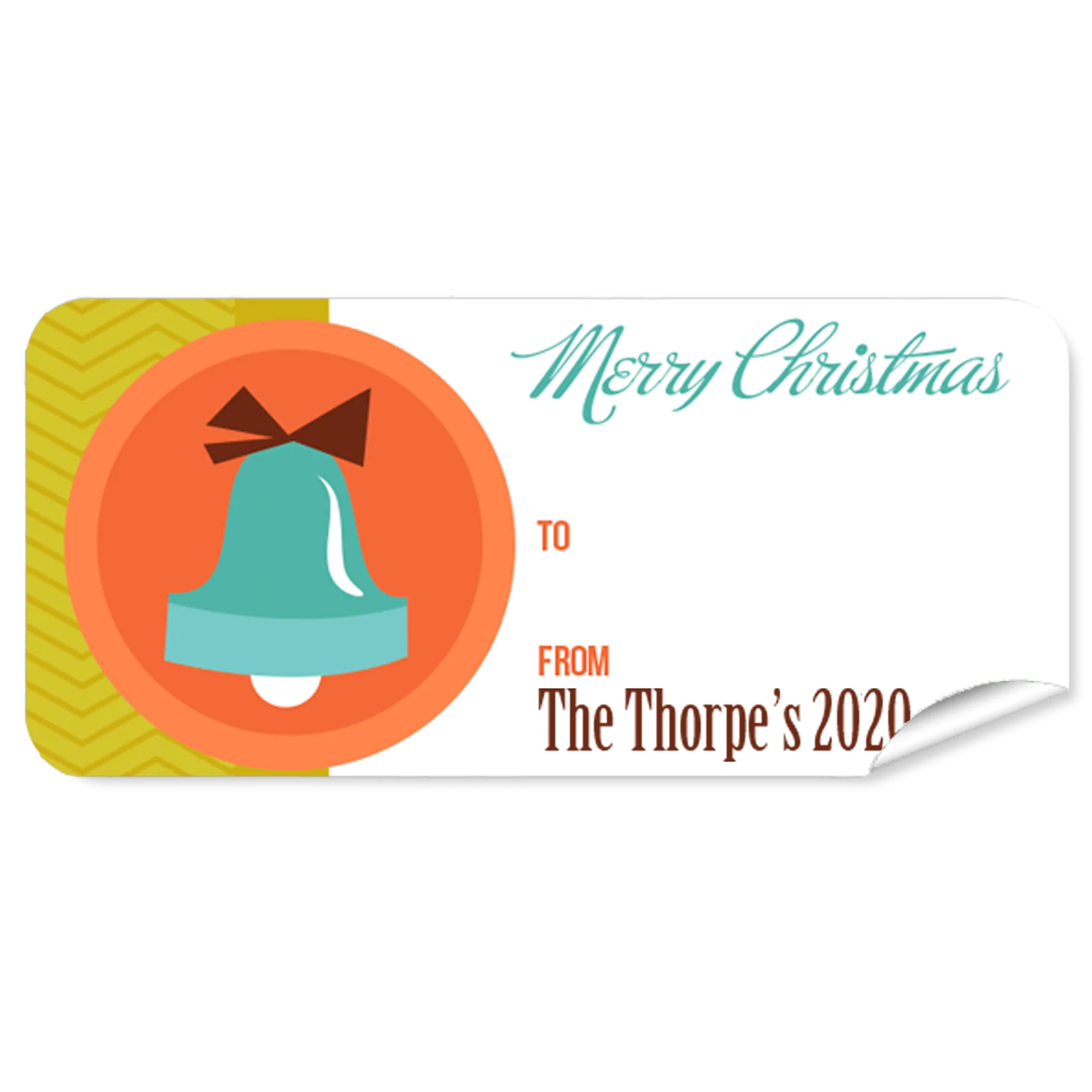 Bells Christmas Labels 27pk
