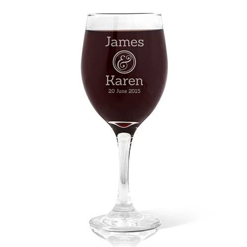 Couples Design Wine Glass (410ml)