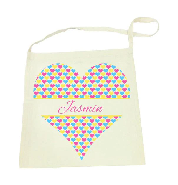 Heart Calico Tote Bag