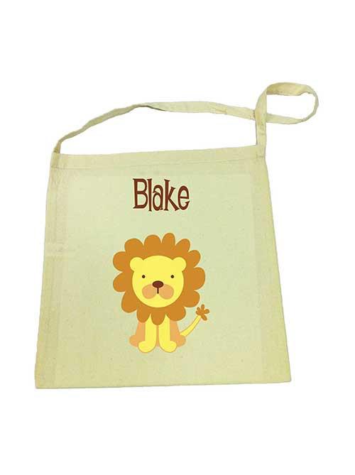 Lion Calico Tote Bag