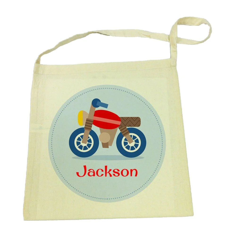 Motorbike Calico Tote Bag