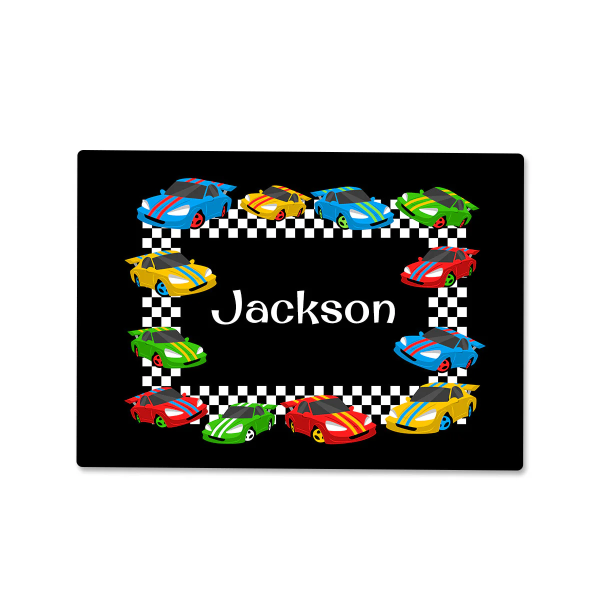 Race Car Wipe Clean Placemat - Large