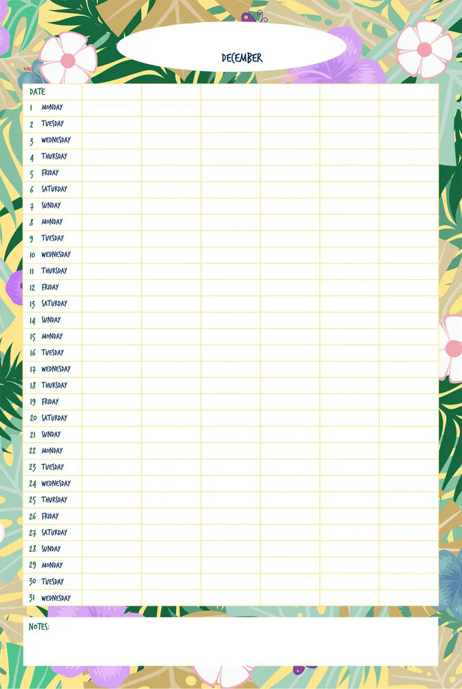 Tropical Family Planner - Image 2